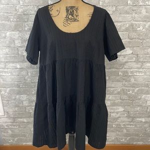 A New Day Black Tiered Dress